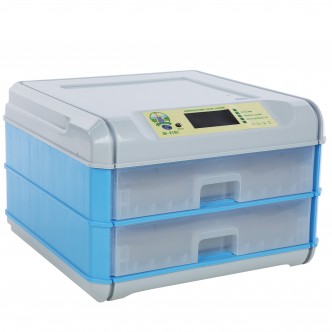 Incubator electric (clocitoare) capacitate 128 oua, 2 etaje, alimentare 220V / 12V Micul Fermier